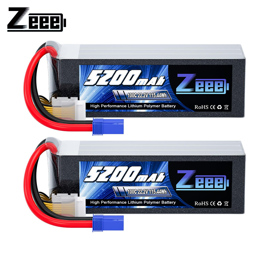 Drone Battery 6S - Zeee 6S 5200mAh Lipo Battery 22.2V
