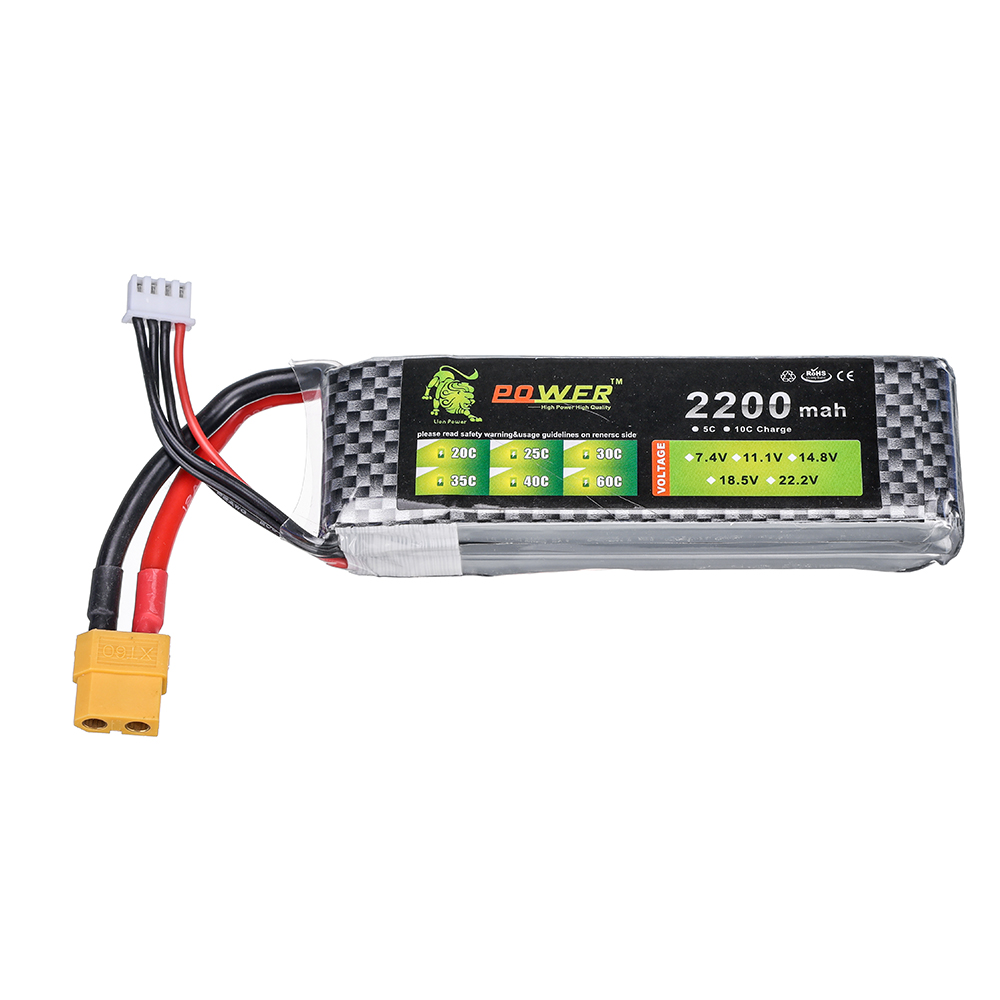 3S 11.1V 35C Lipo Battery 2200 - Drone Battery 3S recension och pris