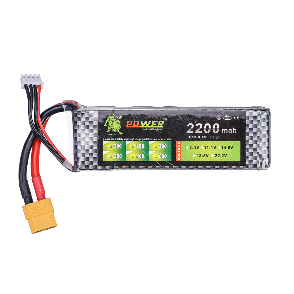 3S 11.1V 35C Lipo Battery 2200 - Drone Battery 3S recension och pris