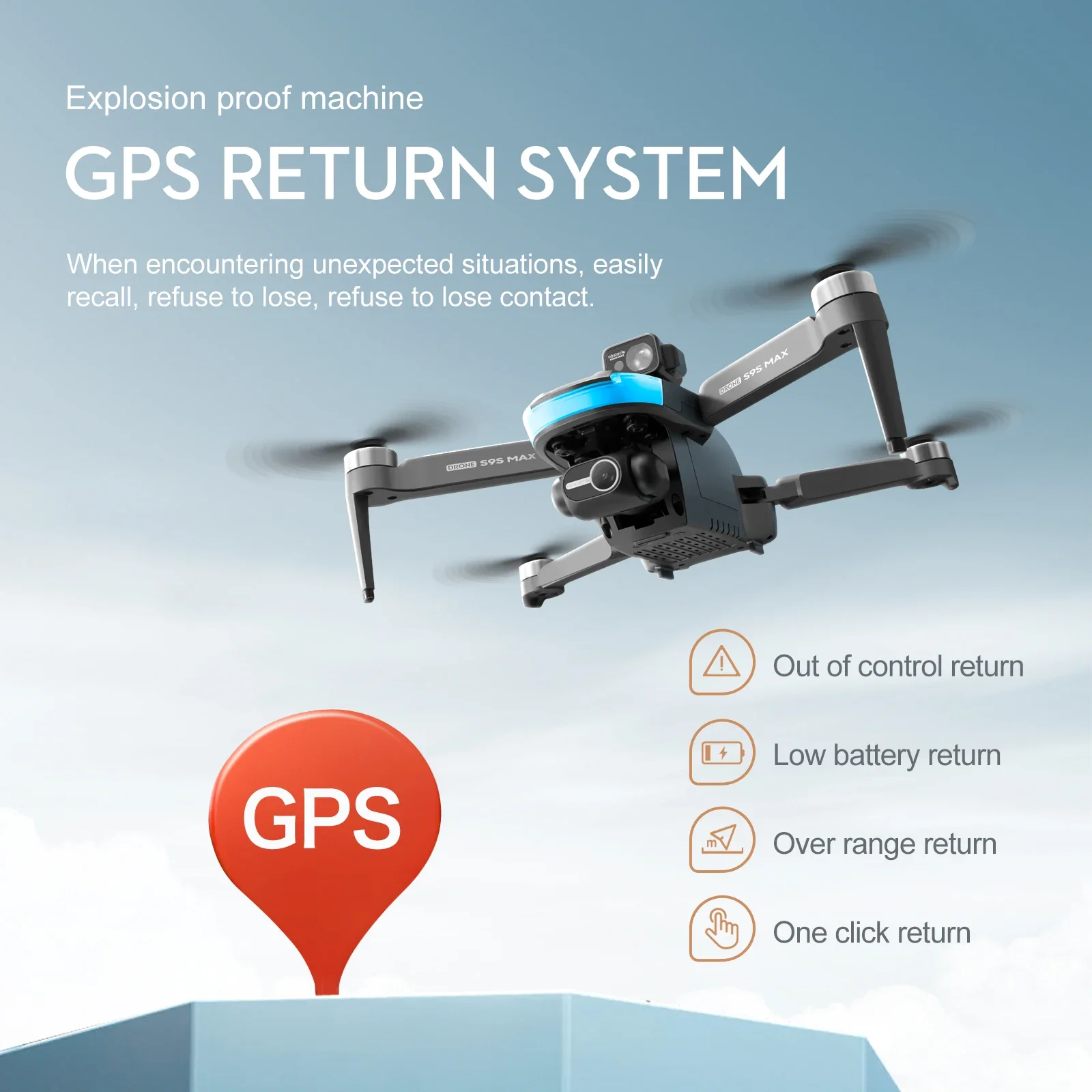 NEW S9S MAX MINI Drone 4K 2-Ax - Drone Battery Box recension och pris