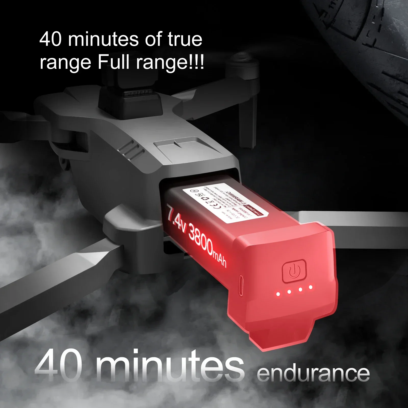 S155 ProMax Drone Battery 7.4V - Drone Battery Li-Ion recension och pris