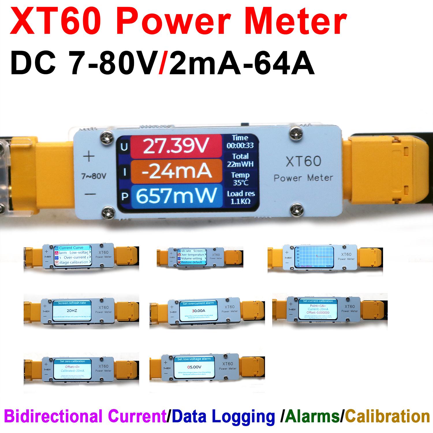 DC 7-80V 64A Bidirectional Pow - Drone Battery Alarm recension och pris
