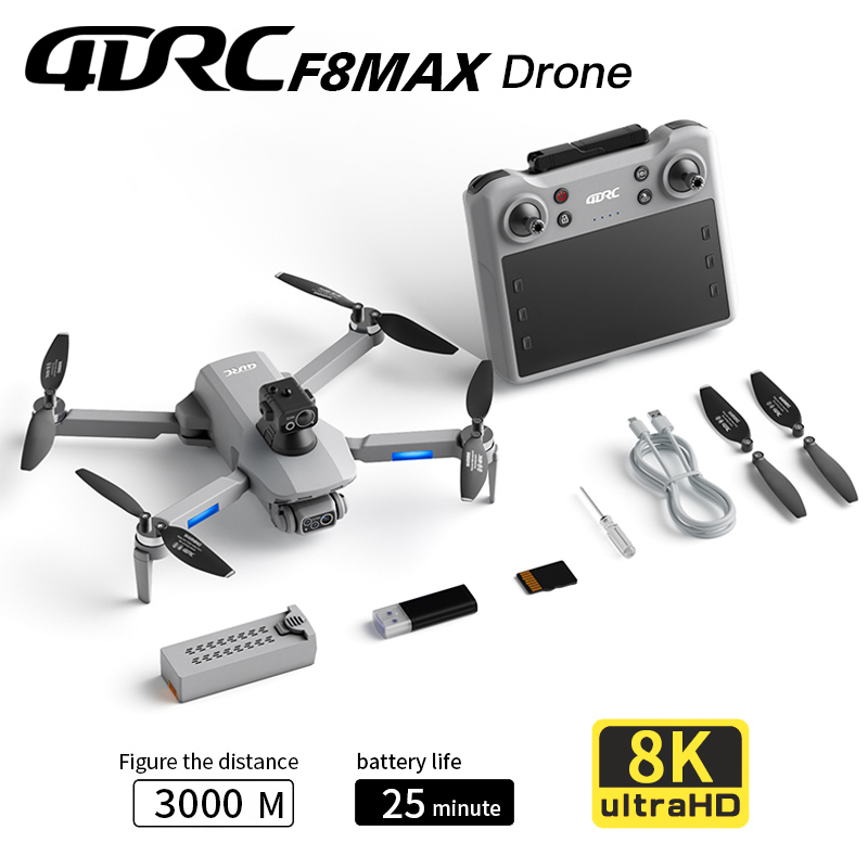 F8 MAX GPS Drone Professional  - Drone Battery Case recension och pris
