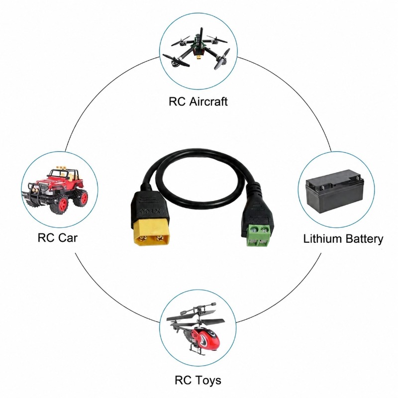 XT60 Connector Male Female To  - Drone Battery Balance Charger recension och pris